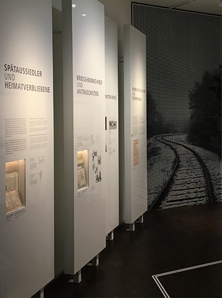 Innenausbau Sudetendeutsches Museum in München Museumsbau und Innenausbau von Winkels Interior