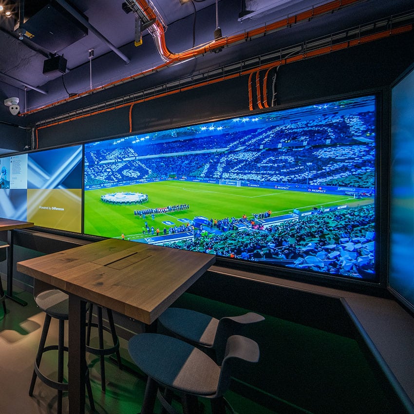 Winkels Interior Innenausbau für Stadionloge Mönchengladbach Innovationsloge